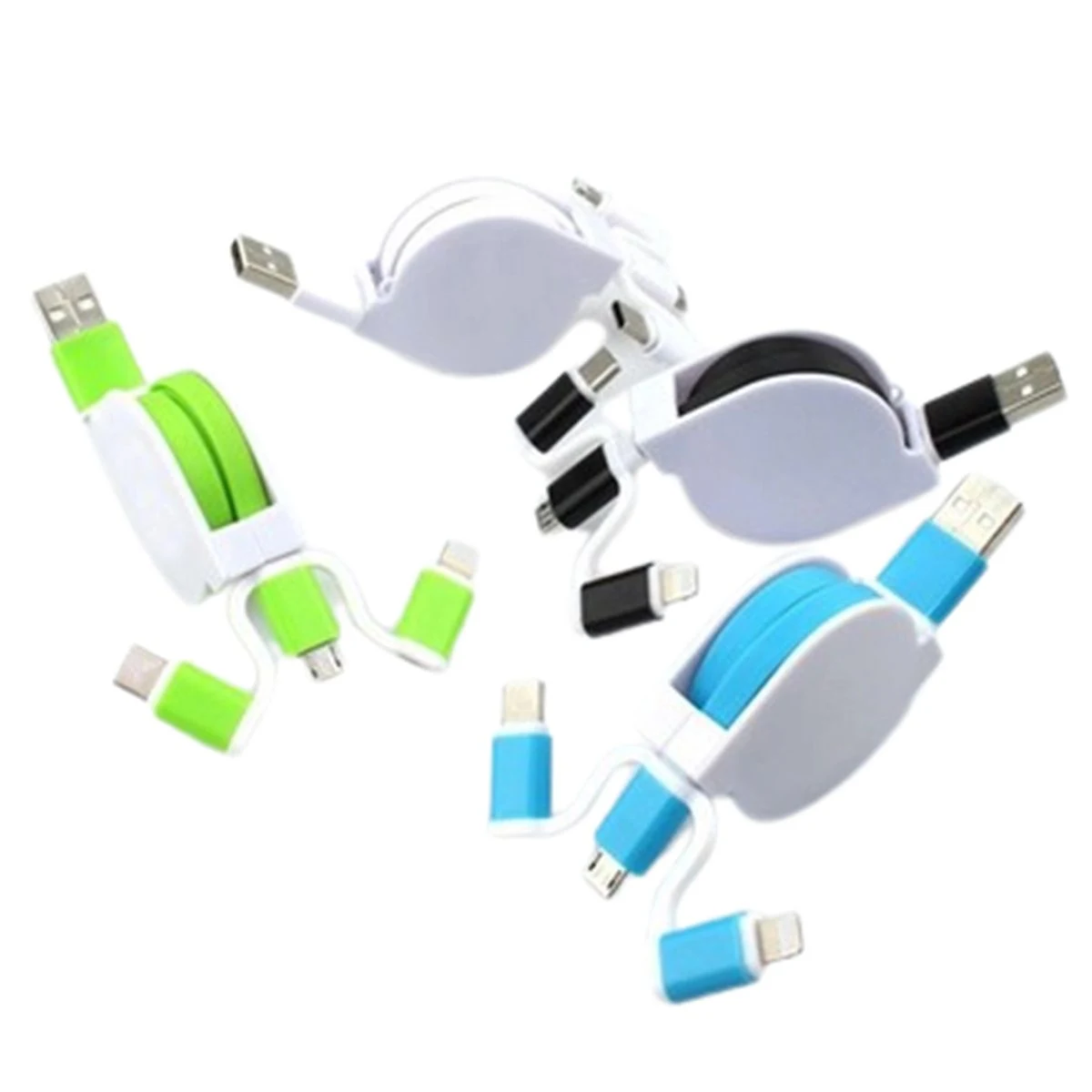 Retractable 3 In 1 USB Charger 1