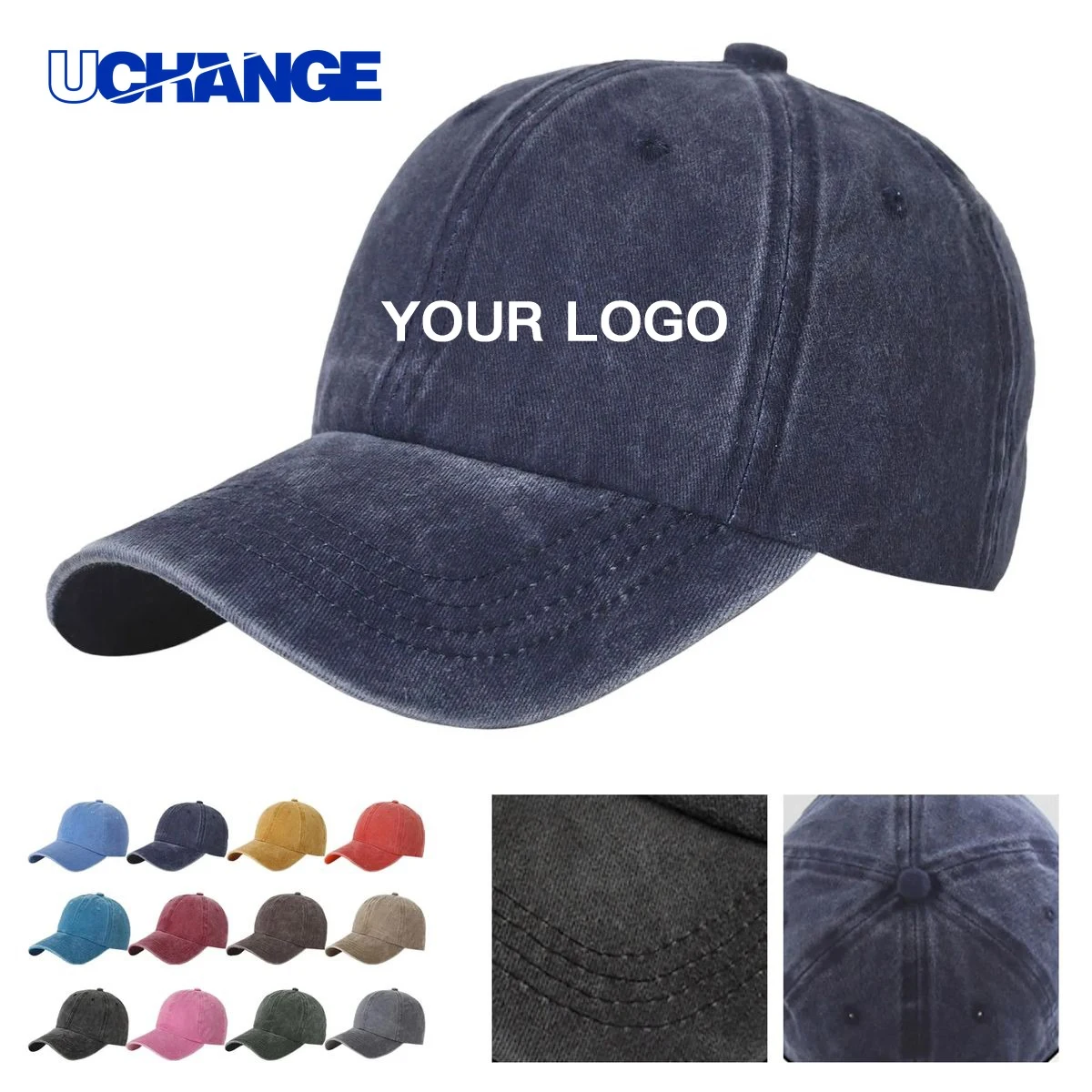 Washed Baseball Hat Headwear for Sports and Outdoor Use 1