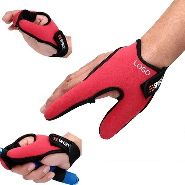 Anti-Friction Fingerless Fishing Gloves with 2 Pack 1