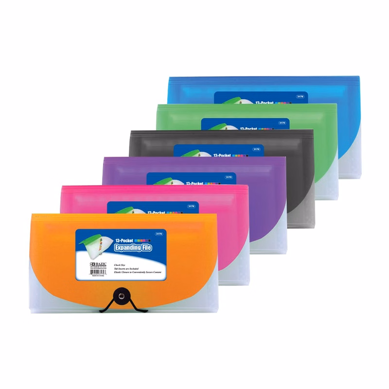 Expanding Files - 13-Pocket Check Size Poly