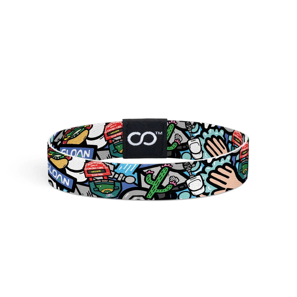 Wide Oodleband " Wristband w/Patch 1