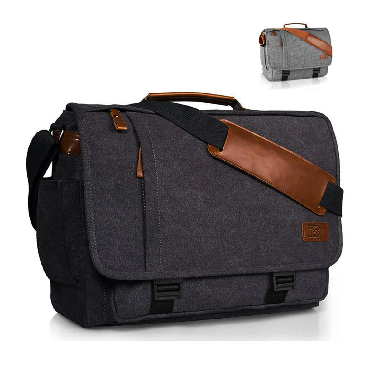 15 Inch Waterproof Crossbody Flap Laptop Bag 1