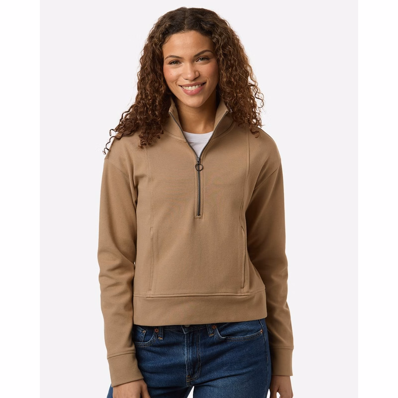 Women's Mantra Half-Zip Ottoman Pullover - NE220W