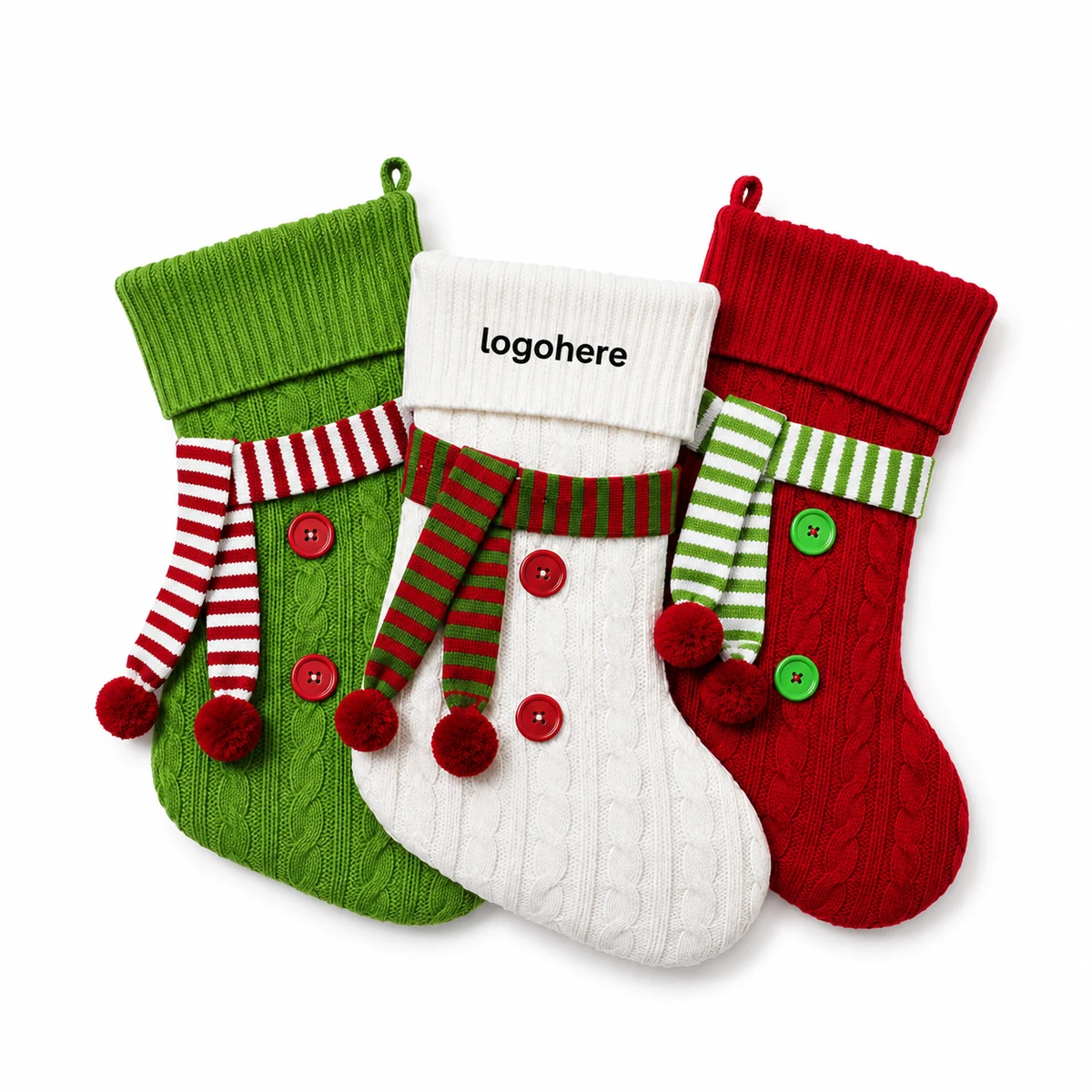 MOQ 5 Decorative Christmas Gift Stocking 1