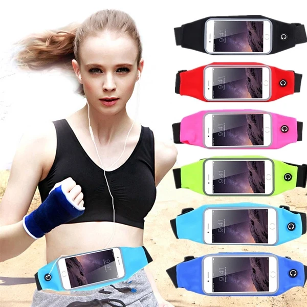 Elastic waterproof mobile phone fanny pack 1