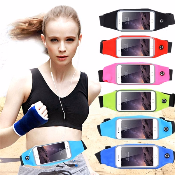 Elastic waterproof mobile phone fanny pack