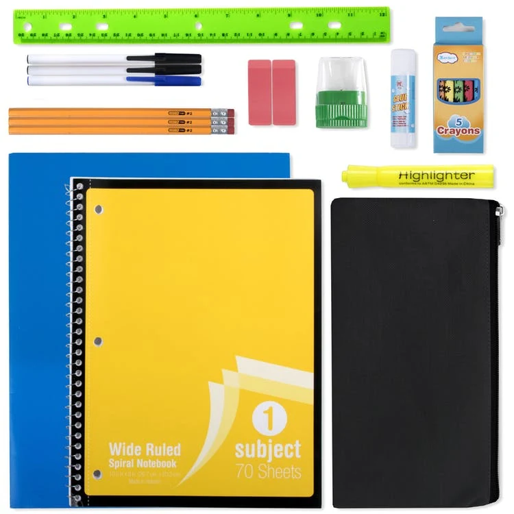 Middle School Supply Kits - 16 Pieces 1