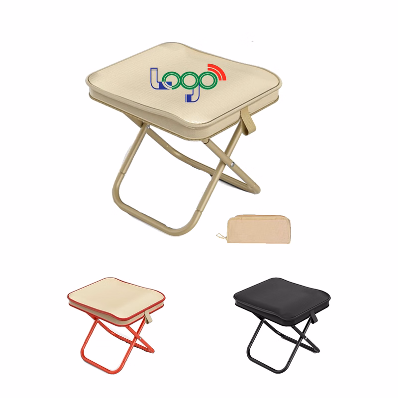 Full Color Portable Mini Folding Stool MOQ 50