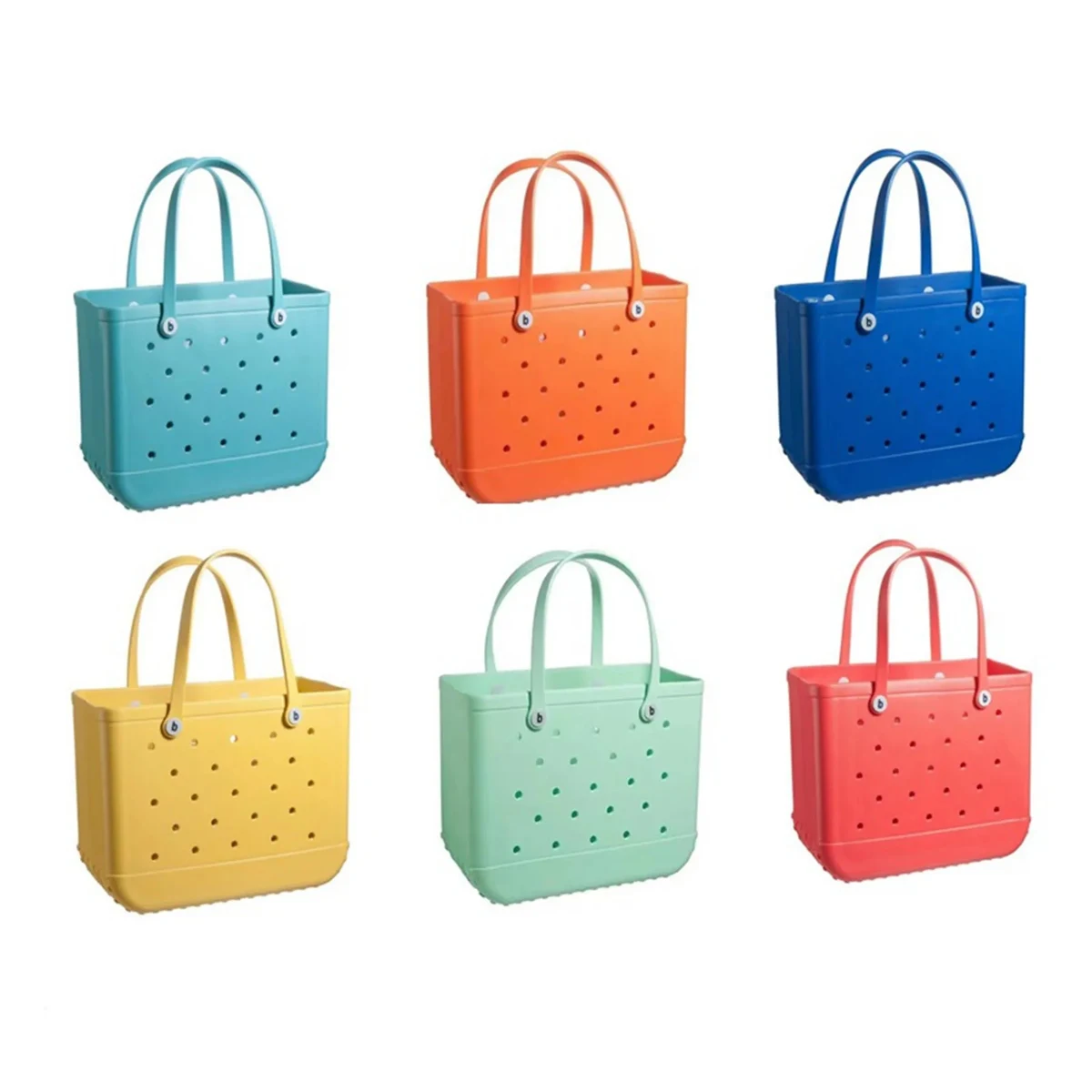 Large EVA Beach Tote Bag with Hole 1