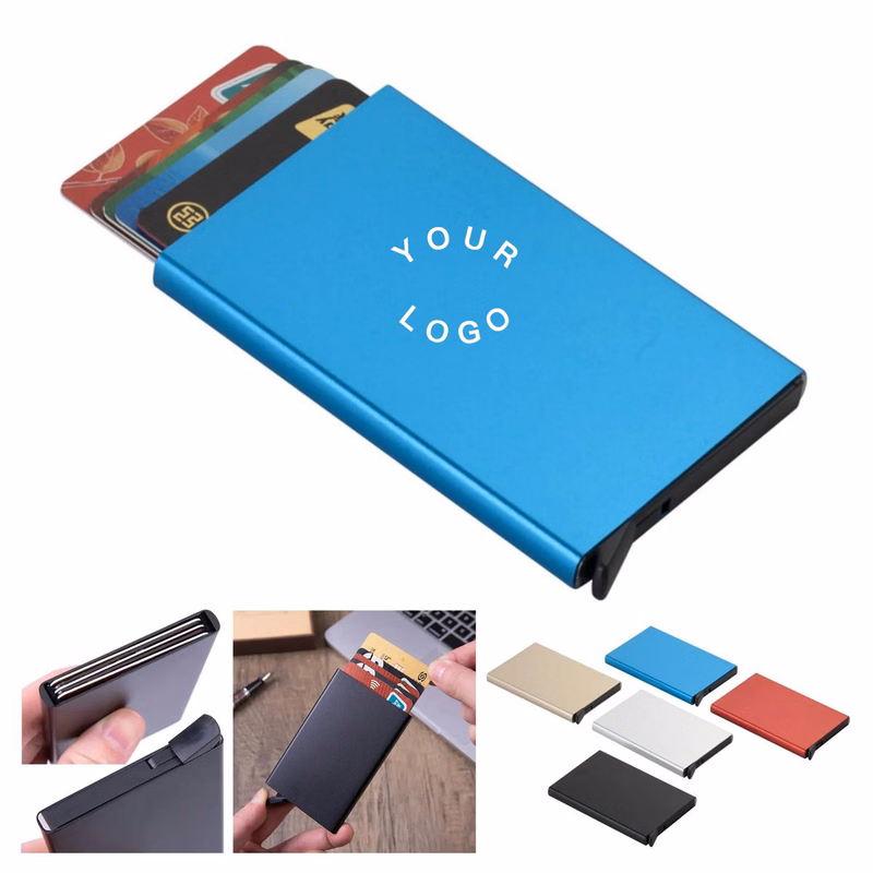 Aluminum Lightweight Pop Up Card Wallet