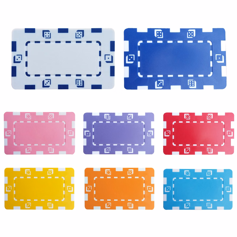 Abs Rectangular Game Currency Poker Chips