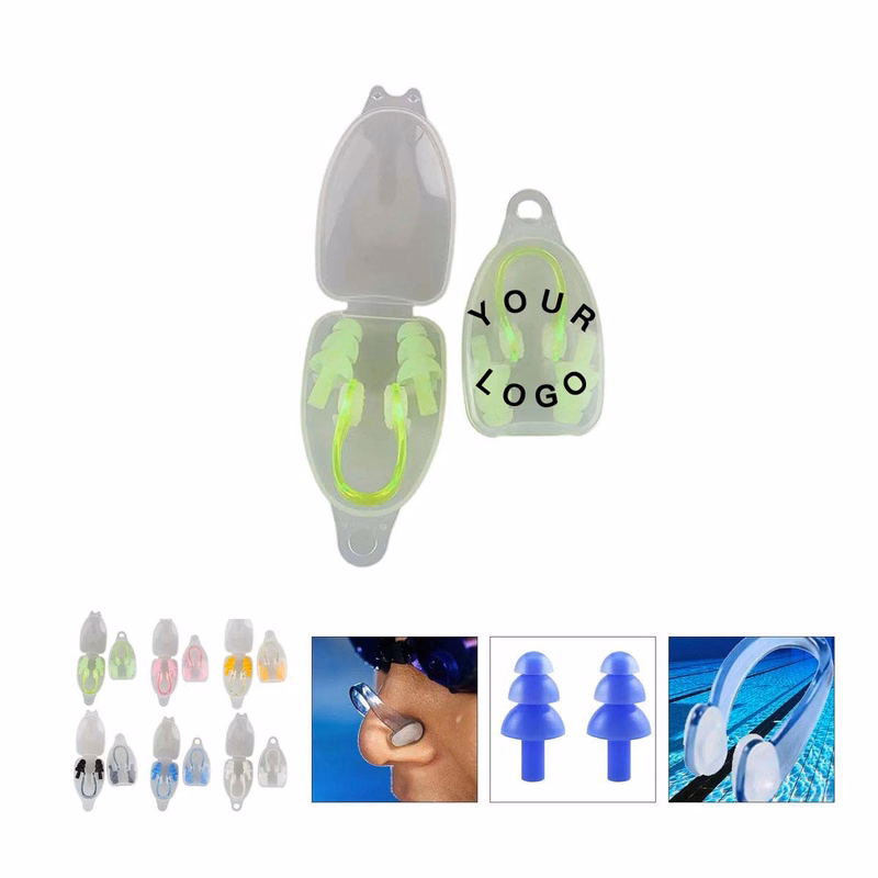 Comfortable Nose Clip and Ear Plugs for Water Sports