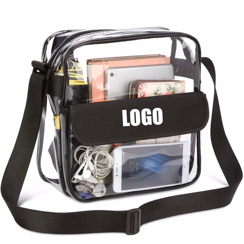 Clear Crossbody Messenger Shoulder Bag
