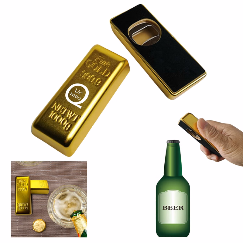 Golden Brick Bottle Opener
