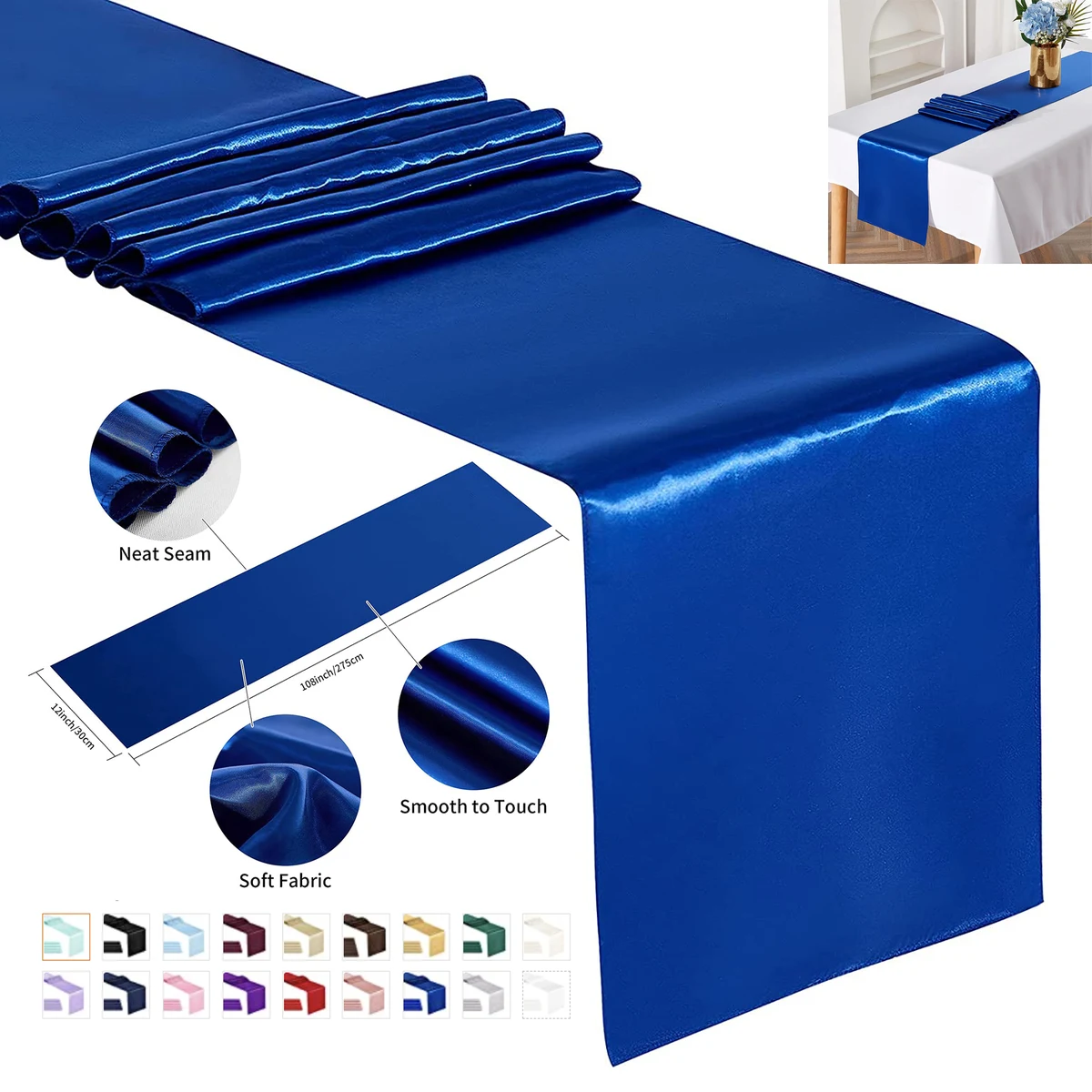 12 x 108 Inches Satin Table Runner 1