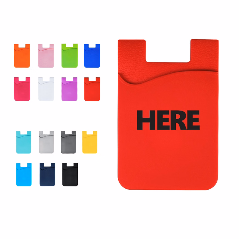 Stick-on Silicone Card Holder