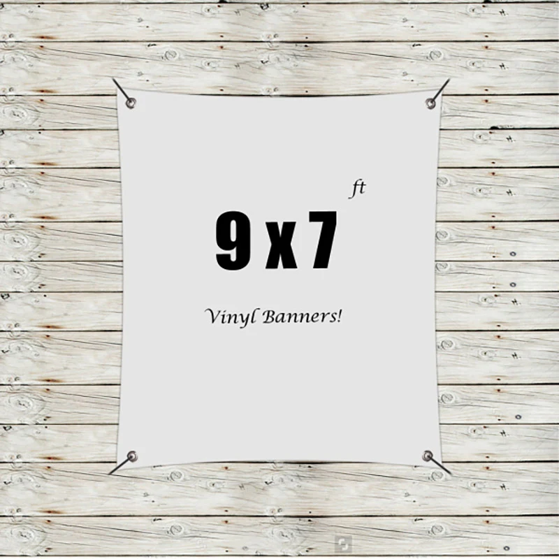 Custom 9' x 7' Vinyl Banners 1