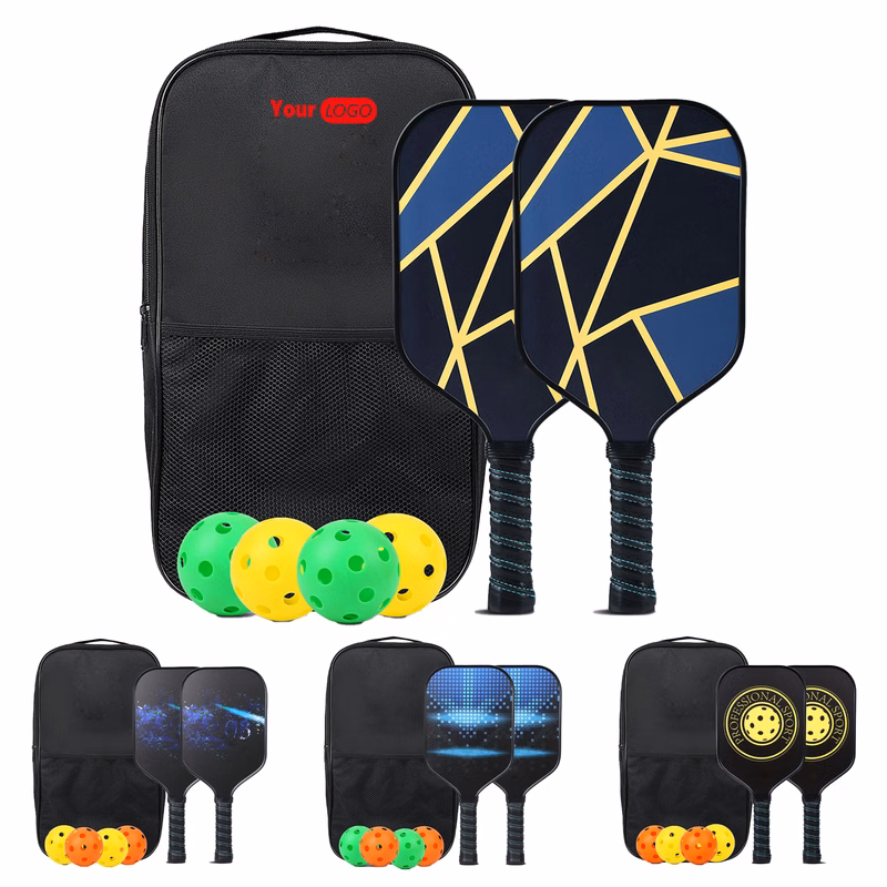 Fiberglass Vibrant Custom Pickleball Set