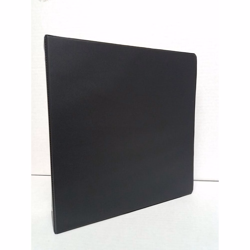 2" 3-Ring Binders - Black 2 Pockets