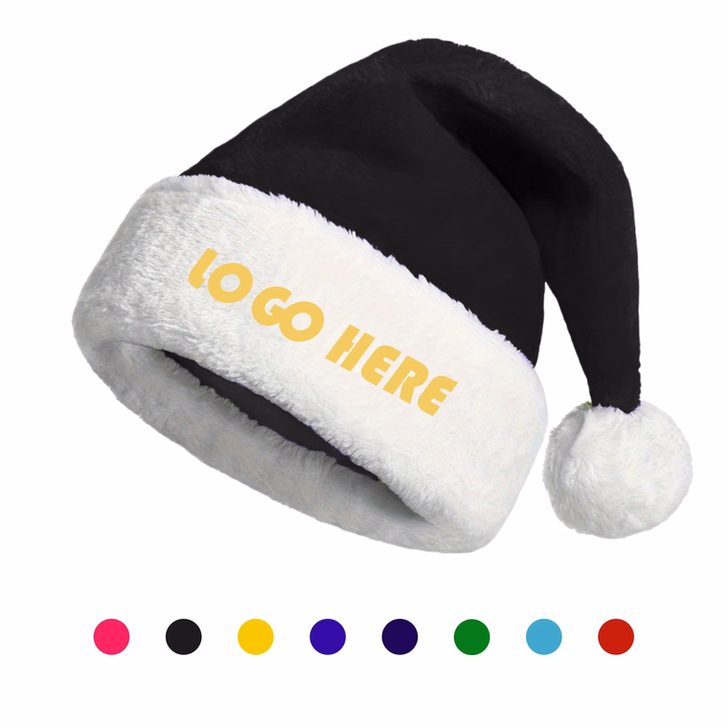 Custom Logo Santa Hat