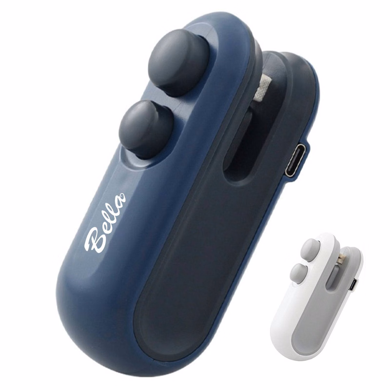 Heat Seal with Cutter Plastic On-the-go snack closure clip