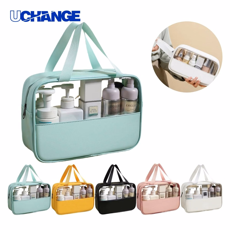 Travel Zippered Transparent Makeup Bag Organizer