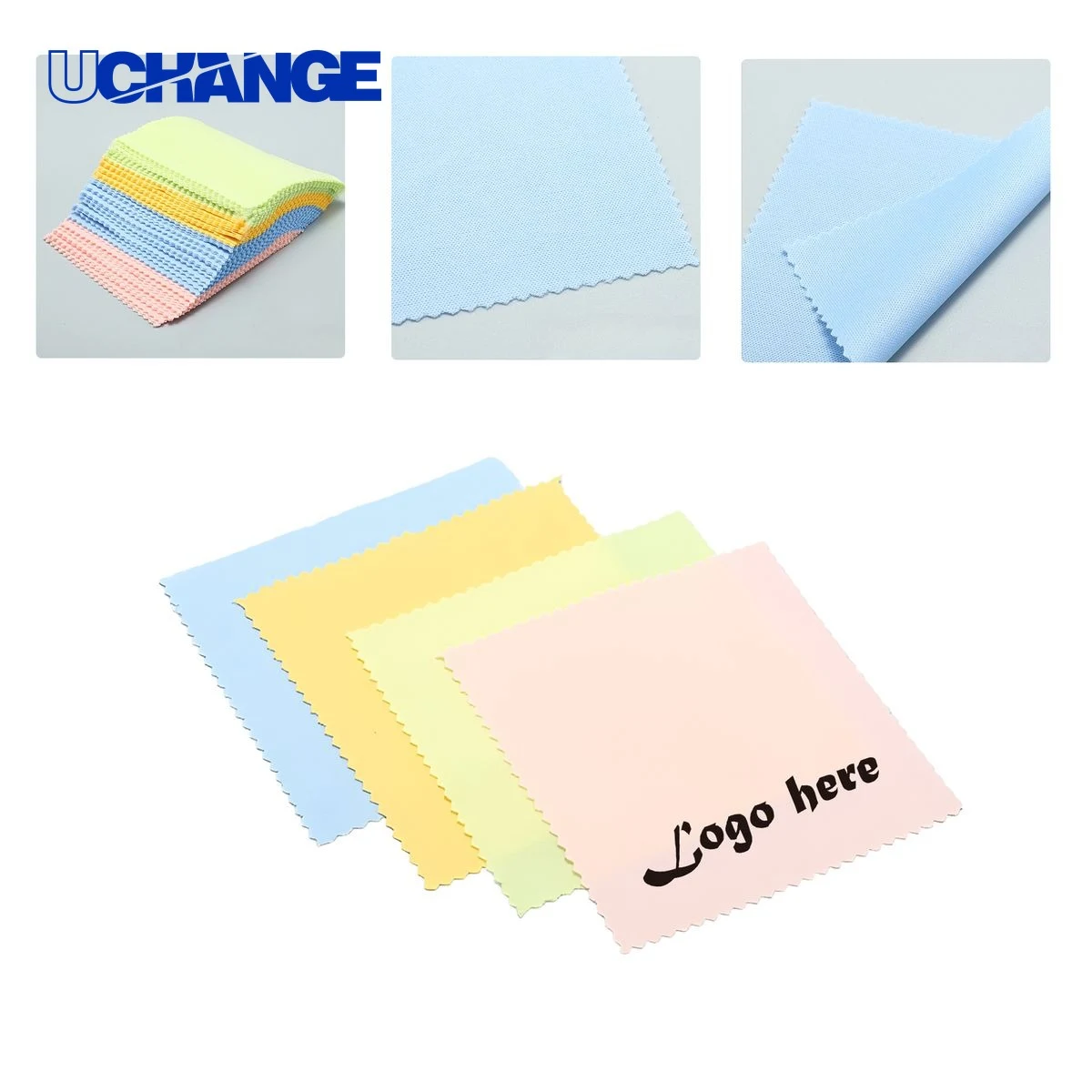 Microfiber Eyeglass Cleaning Cloth Wiper with Logo 1