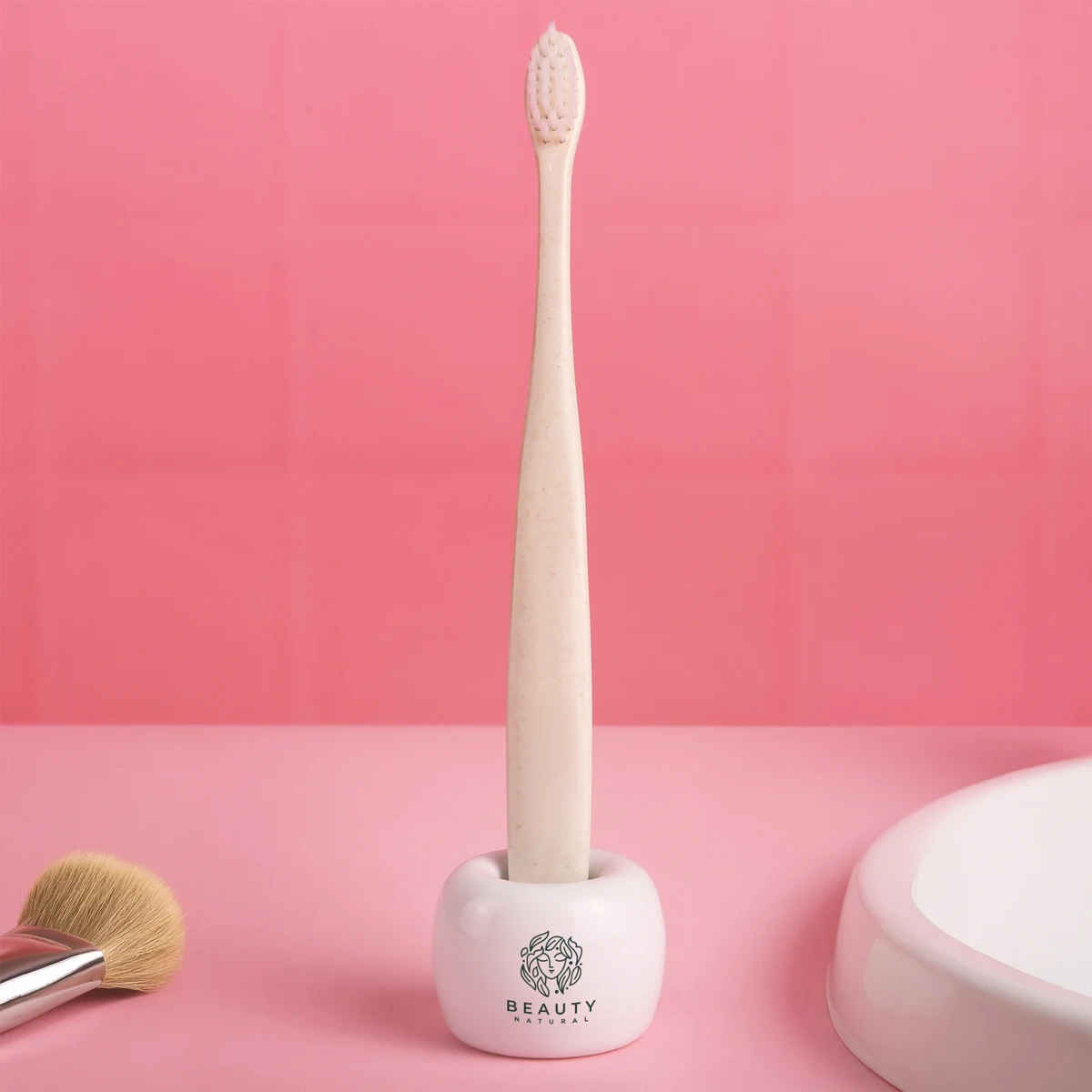Smilespot Ceramic Toothbrush Holder 1