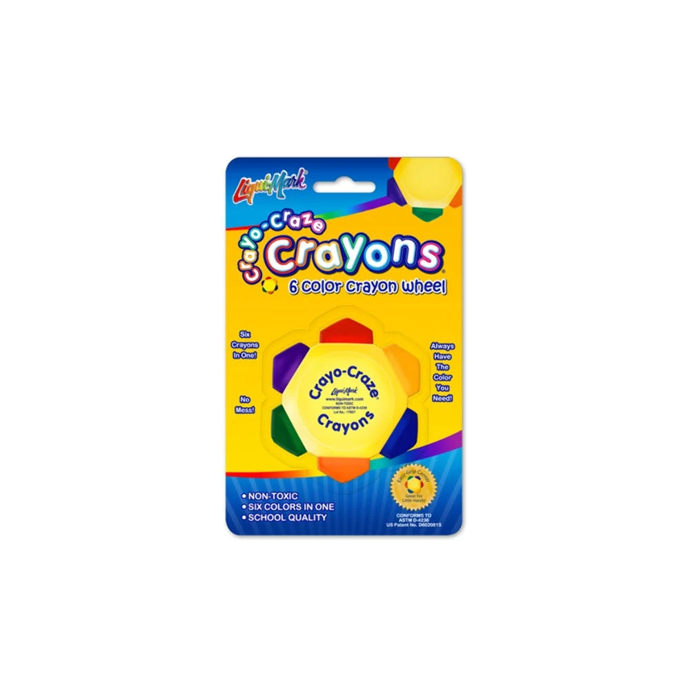 Crayon Wheels - 6 Colors 1