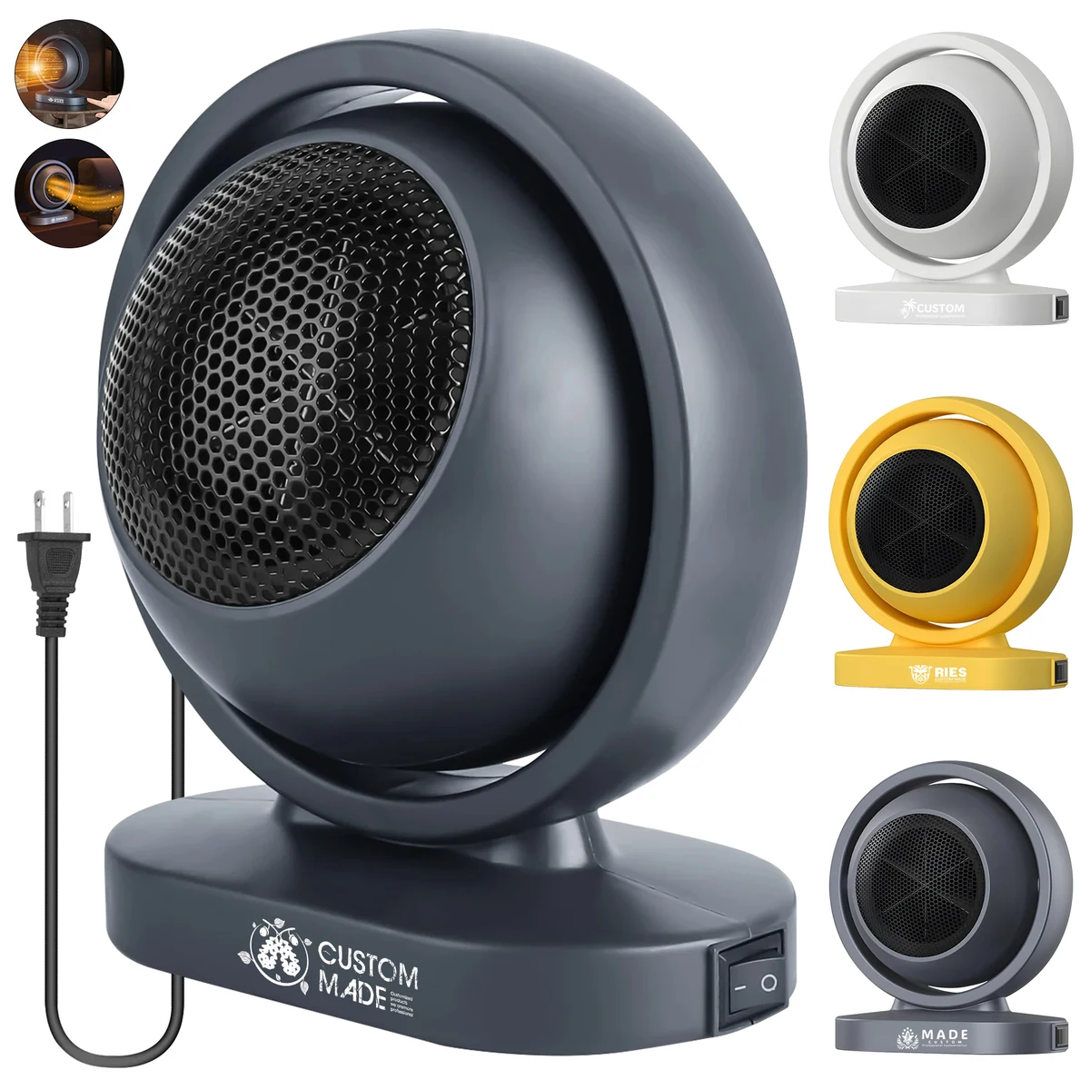 Plug-In Mini Portable Office Desk Space Heater 1