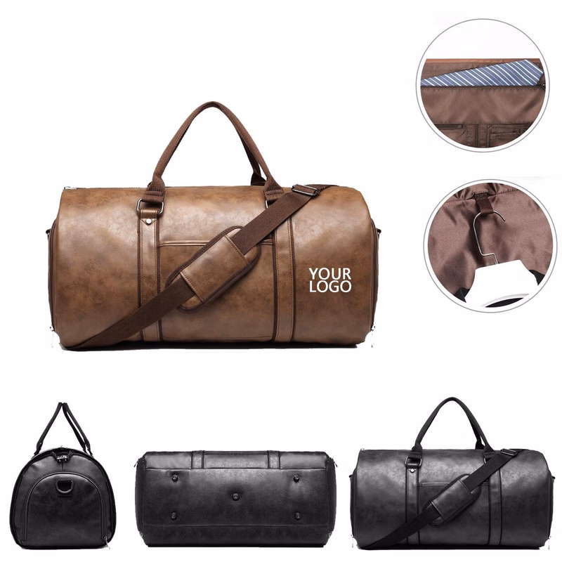 PU Leather Carry-On Garment Bag