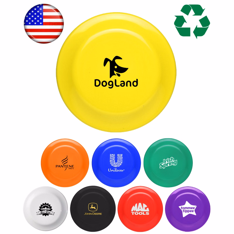 USA Made - Frisbee - 9 inch Round Flying Disc - Solid Colors