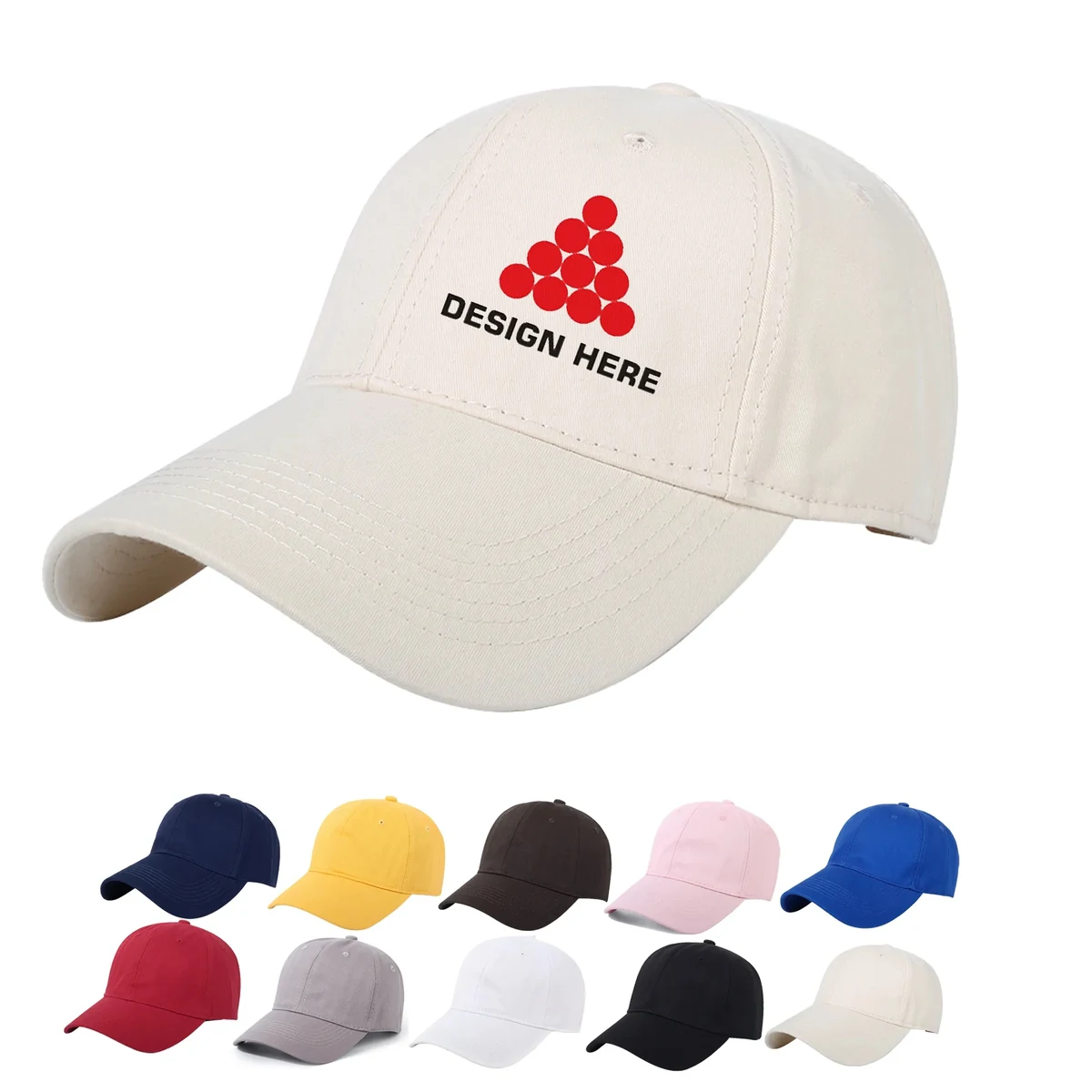 Embroidered Low profile Baseball Twill Cap 1