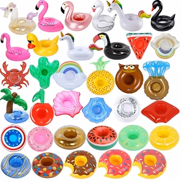 Pool Party Inflatable Drinking Holder