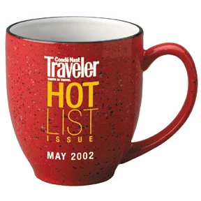 15 oz. Red Santa Fe Bistro Mug 1