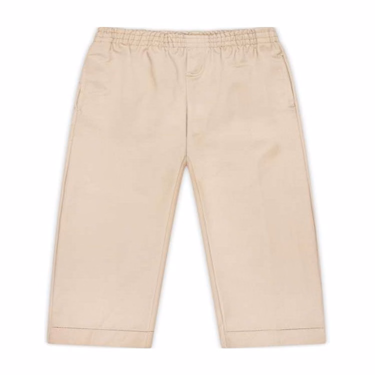 Unisex Pull On Husky Pants - Size 8H Khaki