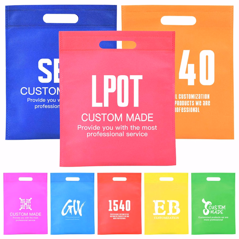 Non-Woven Die Cut Handle Tote bag (11 7/8" x 15 7/8")