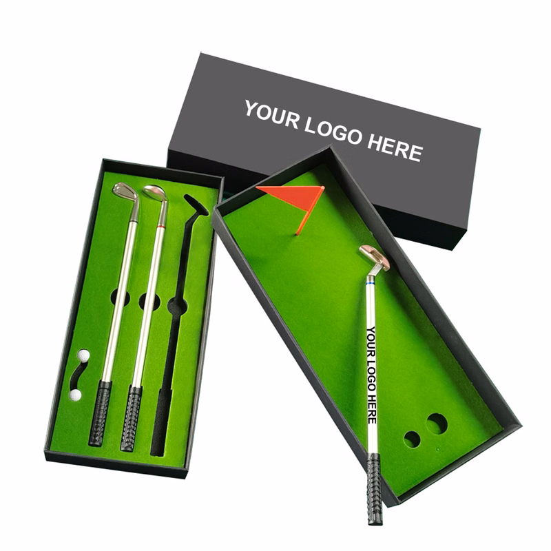 Golf Club Ballpoint Pen Set Mini Golf