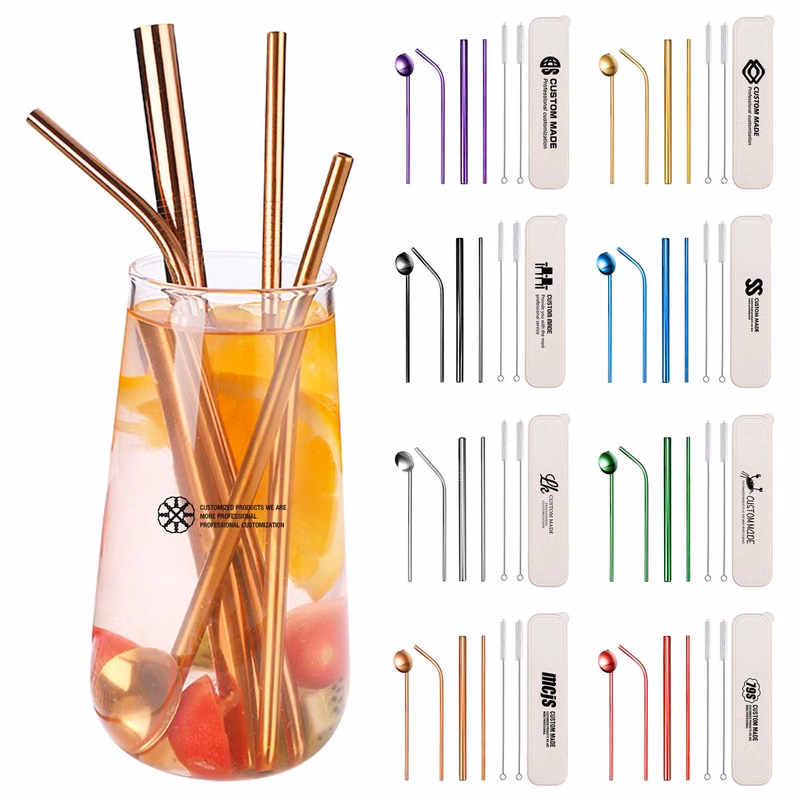 Stainless Steel Straw Set