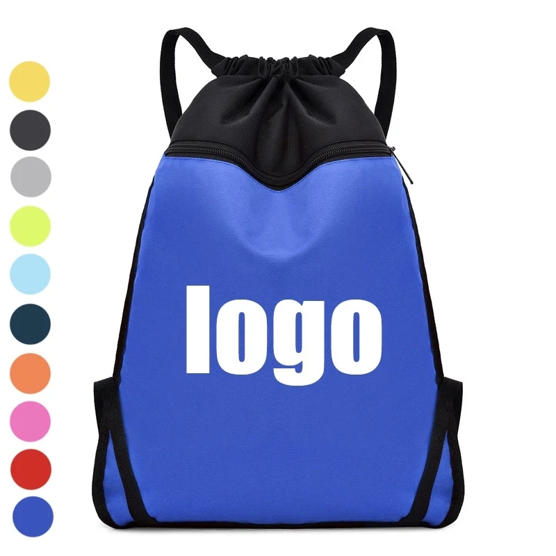 Custom Drawstring Backpack & Sport Storage Oxford Fabric Bag 1