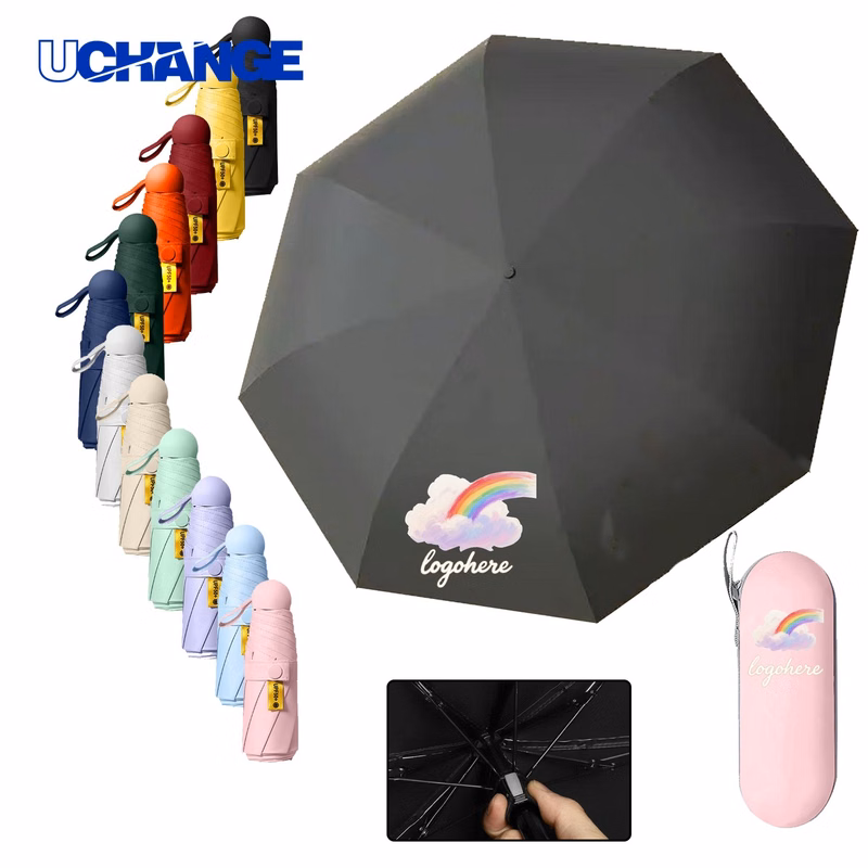 Auto Open Compact Umbrella for Sun Rain