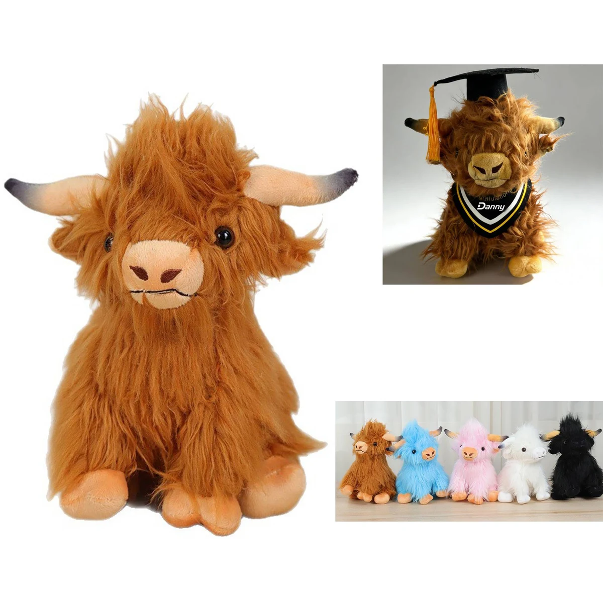 Highland Cow Plush Doll 1