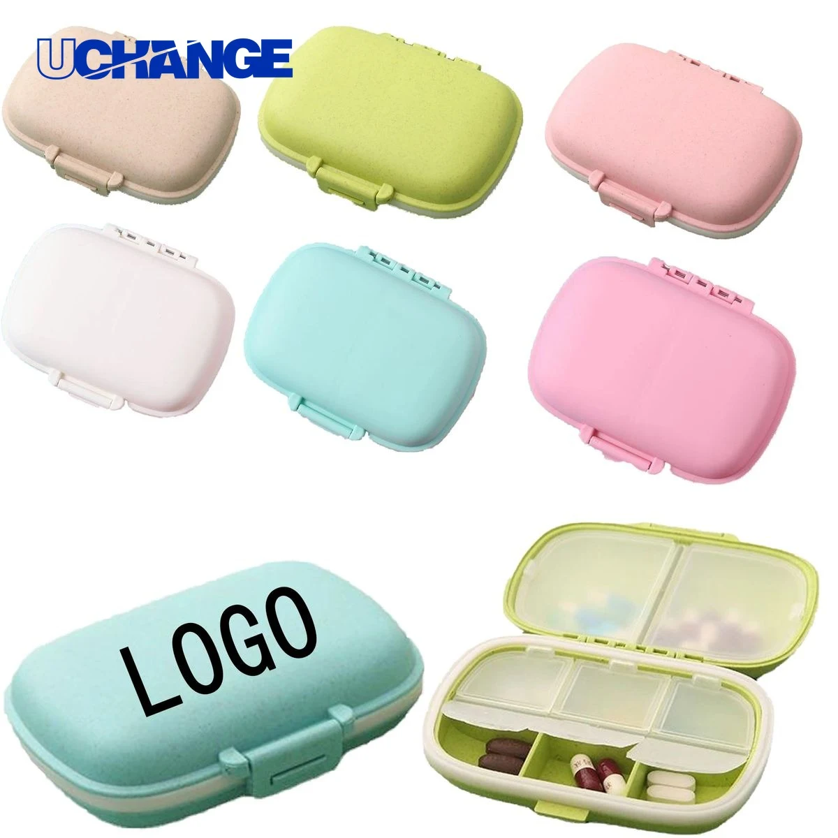 Traveler 8-Compartment Pill Box Organizer 1