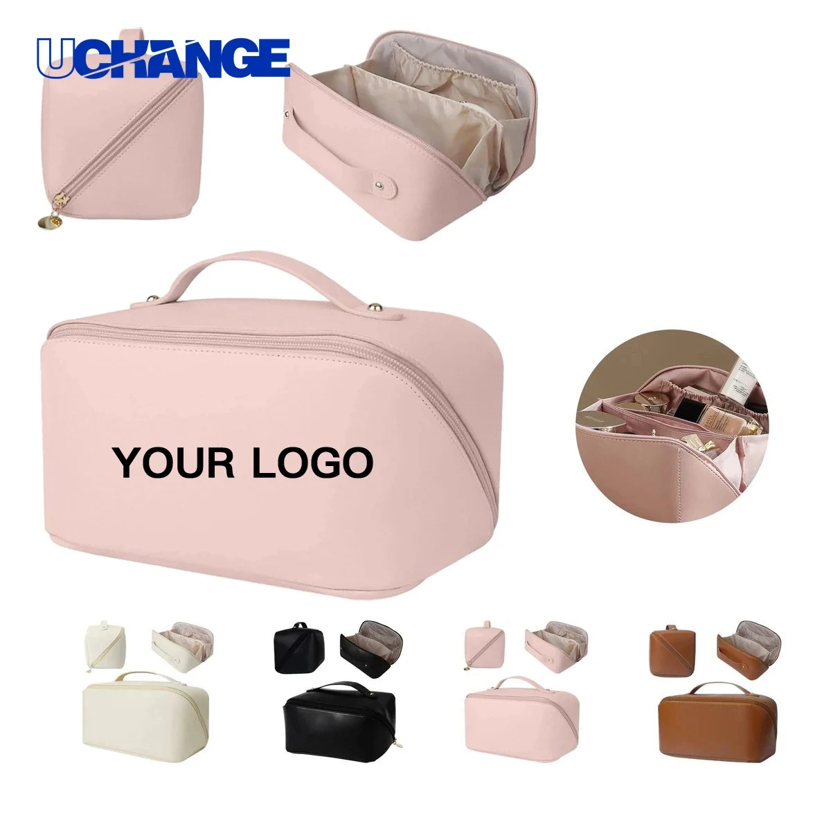 PU Cosmetic Bag Organizer for Travel 1