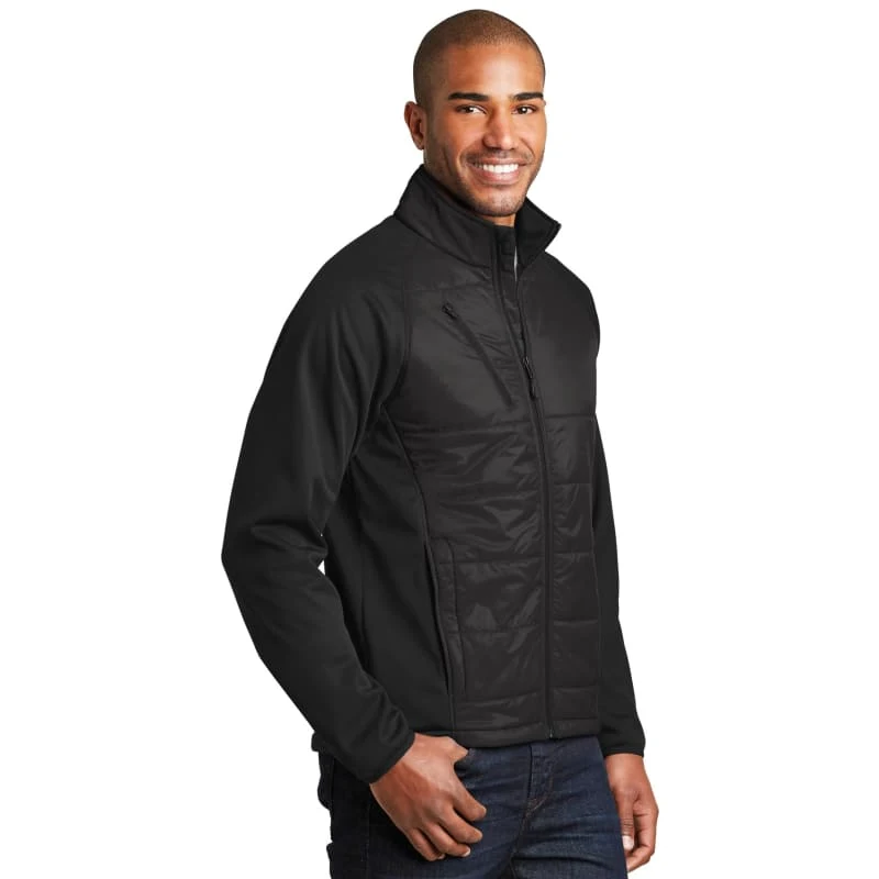 Port Authority Hybrid Soft Shell Jacket. 1