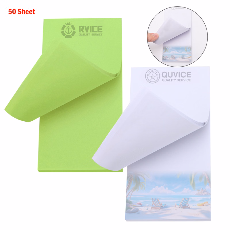 Custom 3'' x 5'' Full Color Adhesive Notepads (50 sheet)
