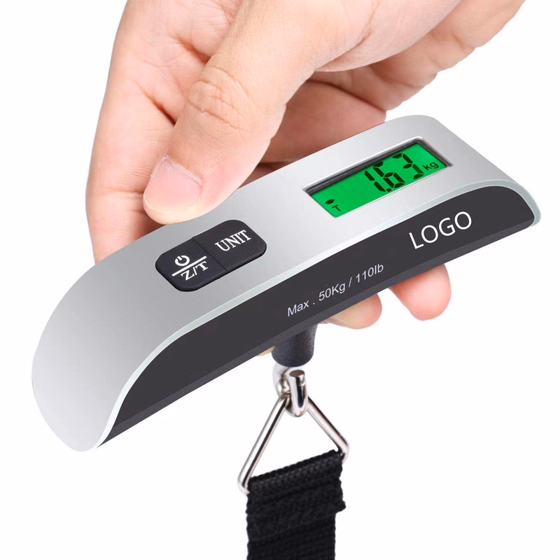 Portable Handheld Luggage Scale With Temperature Sensor