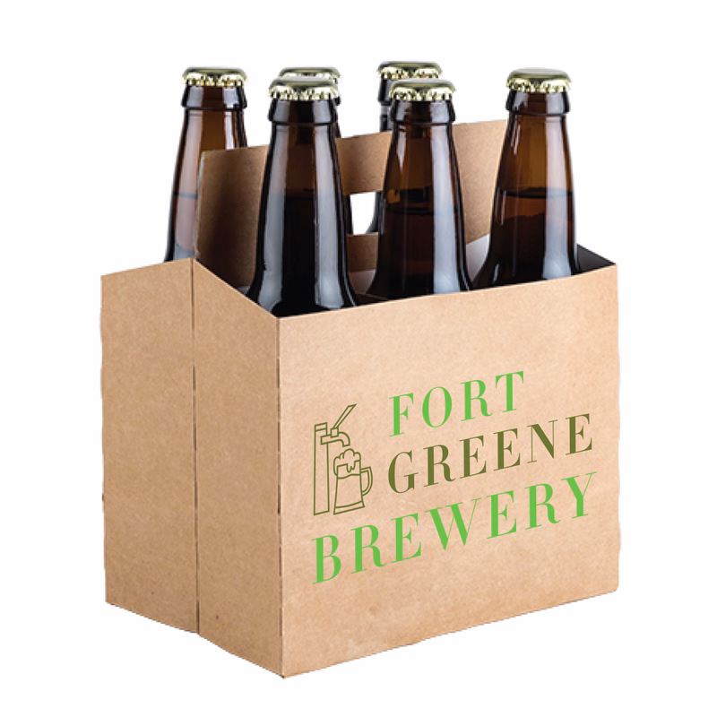 Kraft Cardboard 6-Pack Carrier