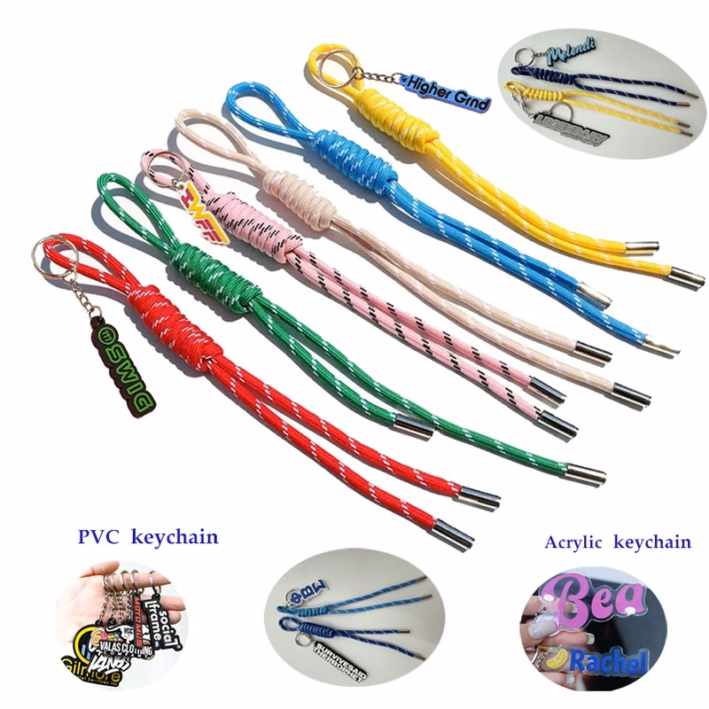 Paracord Key Chain with PVC Key chain