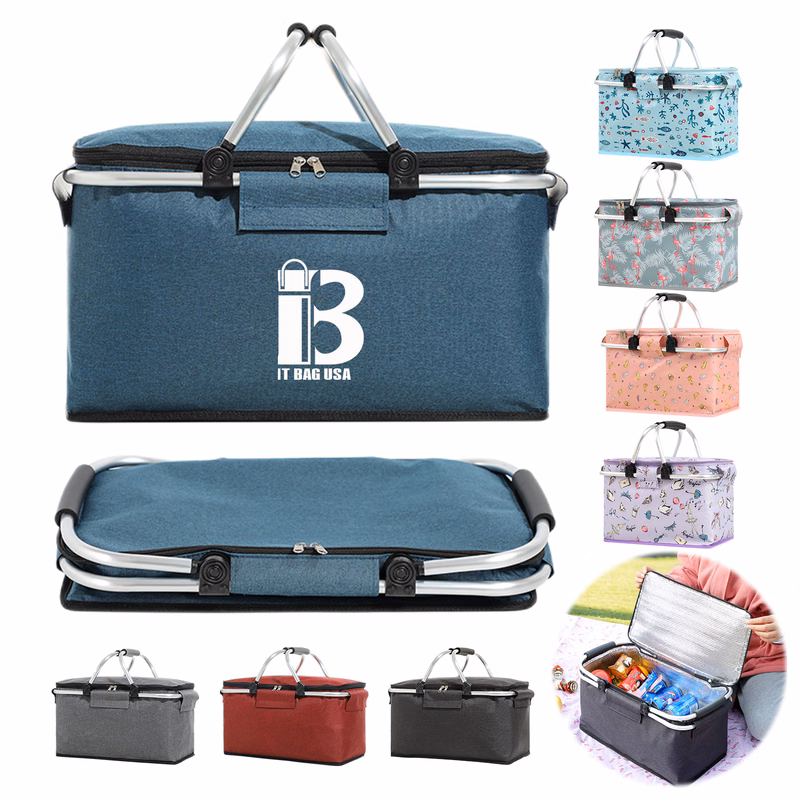 18L Foldable Insulated Picnic Basket
